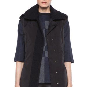 DEREK LAMB DOWN FILLED POLlY & WOOD VEST - SZ 2